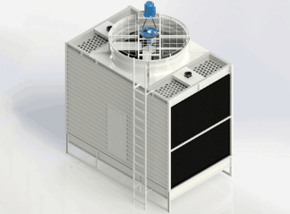 逆流式玻璃鋼冷卻塔特點