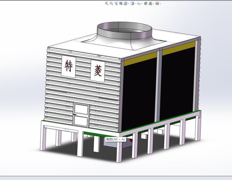 方形橫流冷卻塔風(fēng)量